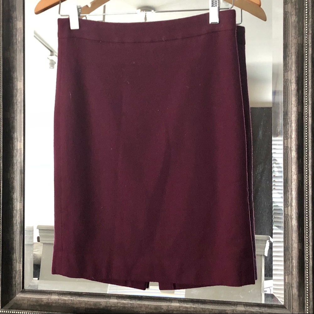 J. Crew Wool Pencil Skirt